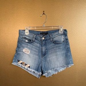 🔥Embroidered High Rise Shorts